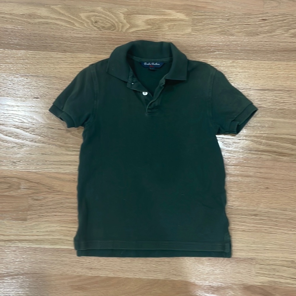 Brooks Brothers pique polo, forest green